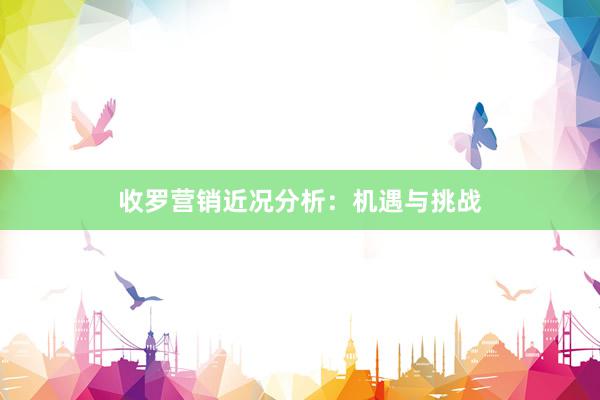 收罗营销近况分析：机遇与挑战